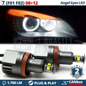 ANGEL EYES LED H8 Para BMW Serie 7 F01 F02, HASTA 2012 | Luces de Posición 40W CANbus