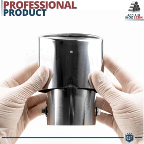 1 TERMINALE di Scarico OVALE per VW GOLF 6 in ACCIAIO Inox Cromato | Plug & Play