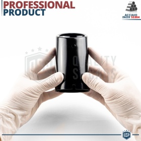 EMBOUT d' Échappement pour VW NEW BEETLE 97-12 en ACIER Inoxydable Noir | Installation PLUG & PLAY