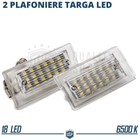 2 Luces de Matrícula LED para BMW X3 E83 | Plafones Led CANbus 6500K Blanco Frío