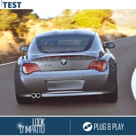 2X Embellecedores Tubos de ESCAPE para BMW Z4 E85, E86 en ACERO Inoxidable | PLUG & PLAY