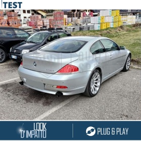 2 Tubos de ESCAPE para BMW Serie 6 E63, E64 DX + SX en ACERO Inoxidable NEGRO | PLUG & PLAY
