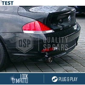2x Tubos de ESCAPE para BMW Serie 6 E63, E64 DX + SX en ACERO Inoxidable Carbón | PLUG & PLAY