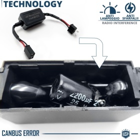 X1 Resistencia Canbus H7 para Bombillas Led  | Decoddificador Anti Error, Anti Parpadeo