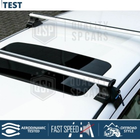 Car Roof Rack Bars for ALFA ROMEO 159 IN ALUMINUM | Aerodynamic with Anti-theft Lock
