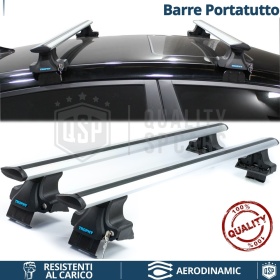 Barras de Techo para AUDI A4 B5, B6, B7, B8 en ALUMINIO | Aerodinámicas con Cerradura Antirrobo
