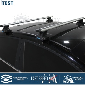 Barras de Techo para AUDI A4 B5, B6, B7, B8 en ALUMINIO | Aerodinámicas con Cerradura Antirrobo