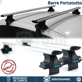 Barras de Techo para AUDI A6 C6 en ALUMINIO | Aerodinámicas con Cerradura Antirrobo