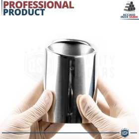 2 Embellecedores Tubos de ESCAPE para AUDI A4 B9 DX + SX en ACERO Inoxidable | PLUG & PLAY