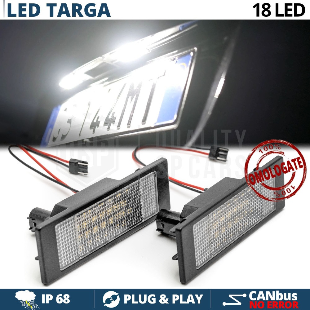 2 Luces de Matricula LED para BMW Serie 1 3 6 Z4 CANBUS 24 LED 6.500K BLANCO FRIO Plug & Play 2 Luces de Matricula LED para BMW Serie 1 3 6 Z4 CANBUS 24 LED 6.500K BLANCO FRIO Plug & Play