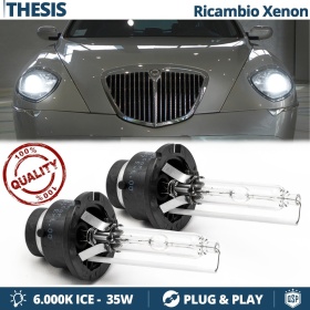 2x Bombillas Xenon D2S de Repuesto para LANCIA THESIS Luz 6.000K Blanco Frio Lámpara 35W
