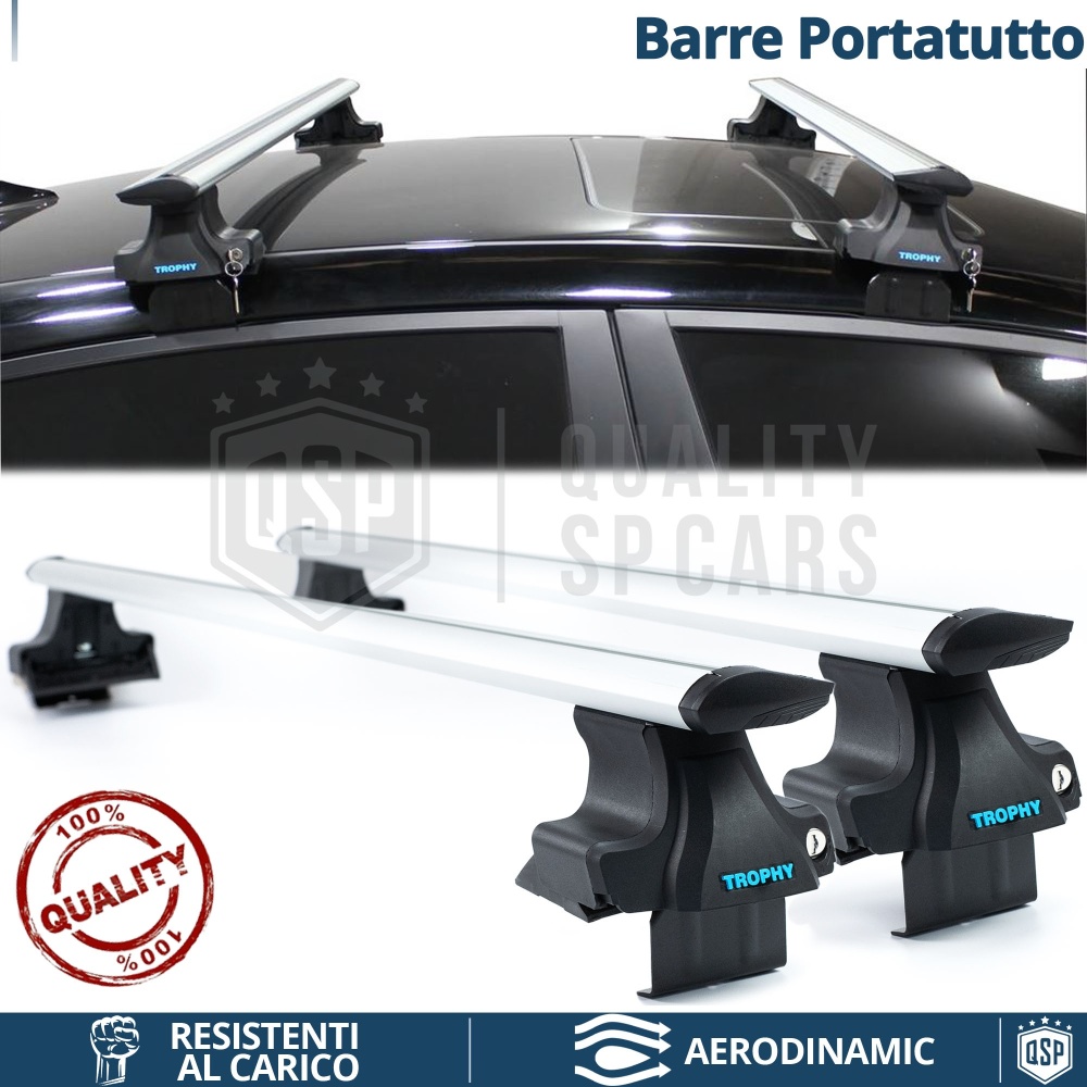 Barras de Techo para FORD ECOSPORT 2 Facelift en ALUMINIO | con Cerradura Antirrobo