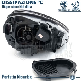 2 FAROS DELANTEROS LED Para Porsche Cayenne 2 (92A) 10-14 APROBADOS | Transformación de Faros MATRIX Style