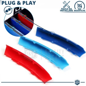 3x RIÑONES REJILLA para BMW SERIE Bmw X3 (E83) Hasta 2006 en colores M Sport Tuning
