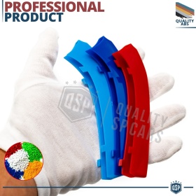 3 RIÑONES Rejilla para Bmw SERIE 2 F45 F46, con 12 Bandas Verticales | en colores M Sport
