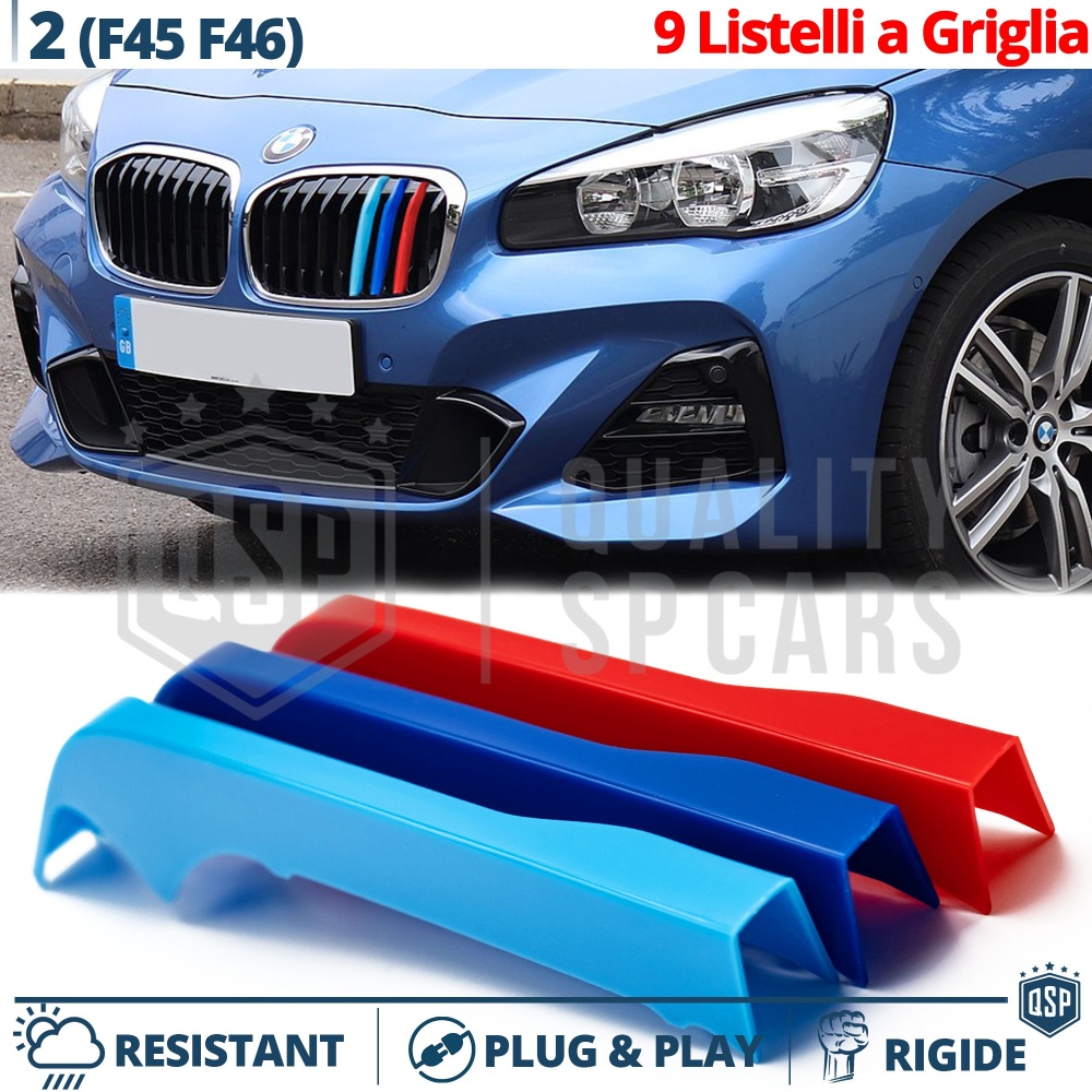 3 RIÑONES Rejilla para Bmw SERIE 2 F45 F46 (18-21) | Bandas Rigidas en colores M Sport 3 RIÑONES Rejilla para Bmw SERIE 2 F45 F46 (18-21) | Bandas Rigidas en colores M Sport