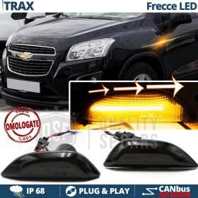 Intermitentes LED Secuenciales para Chevrolet TRAX Homologados | Lente Negra, CANbus No Error
