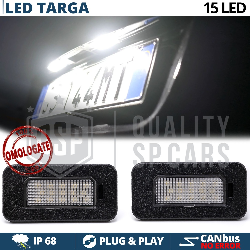 Luces de Matricula LED CANbus para Alfa Romeo | 6500K Luz Blanca, Plug & Play Luces de Matricula LED CANbus para Alfa Romeo | 6500K Luz Blanca, Plug & Play