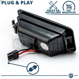 LED License Plate Light for Skoda Citigo | CANbus Error FREE 6500K Ice White, Plug & Play