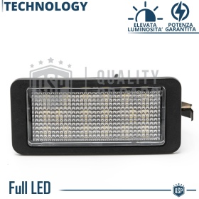 LED License Plate Light for Skoda Citigo | CANbus Error FREE 6500K Ice White, Plug & Play