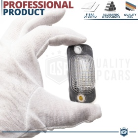 Luces de Matrícula LED para Seat Toledo 1 | Plafones CANbus 6500K Blanco Frío