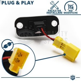 Luces de Matrícula LED para Seat Toledo 1 | Plafones CANbus 6500K Blanco Frío