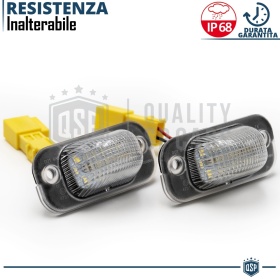 Luces de Matrícula LED para Seat Toledo 1 | Plafones CANbus 6500K Blanco Frío
