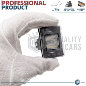 Luces de Matricula LED CANbus para Mercedes | 6500K Luz Blanca, Plug & Play