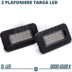 2 Luces de Matrícula LED para Alfa Romeo Stelvio | Plafones CANbus 6500K Blanco Frío