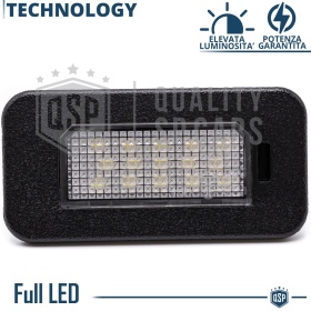 2 Luces de Matrícula LED para Alfa Romeo Stelvio | Plafones CANbus 6500K Blanco Frío
