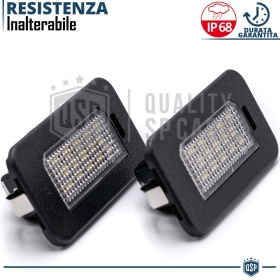 2 Luces de Matrícula LED para Alfa Romeo Stelvio | Plafones CANbus 6500K Blanco Frío