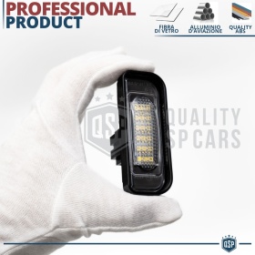 2 Luces de Matricula LED para MERCEDES Clase S (W220) | Luz Blanca, CANbus, Plug & Play