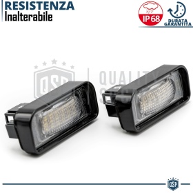 2 Luces de Matricula LED para MERCEDES Clase S (W220) | Luz Blanca, CANbus, Plug & Play