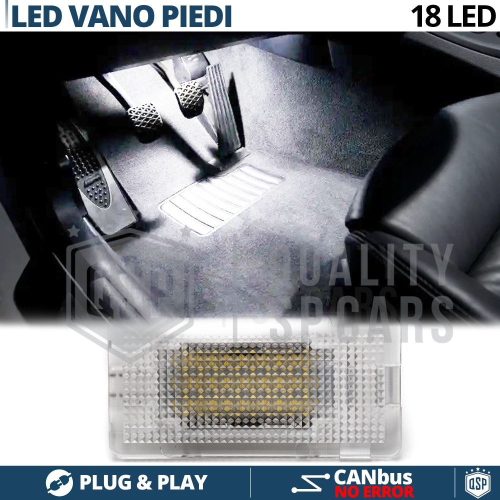 Luce de Pies LED para BMW | Luces Interiores Coche BLANCAS | CANbus NO Errores Luce de Pies LED para BMW | Luces Interiores Coche BLANCAS | CANbus NO Errores