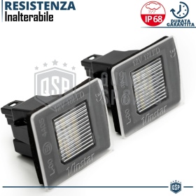 2 LED License Plate Lights for Mercedes B Class W247 | CANbus, Plug & Play | 6500K Cool White