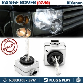2x Bombillas Bi-Xenon D1S de Repuesto para RANGE ROVER 3 (07-10) Luz 6000K Blanco Frio 35W