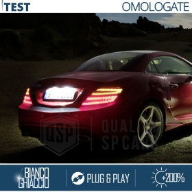 2 Luces de Matrícula LED para Mercedes SLK R172 | Plafones CANbus 6500K Blanco Frío