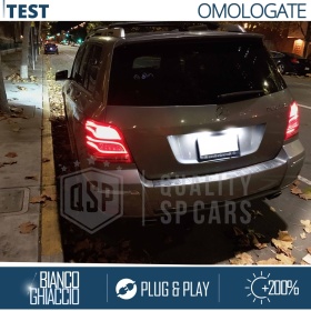 2 Luces de Matrícula LED para Mercedes Clase GLK X204 Facelift | Plafones CANbus 6500K Blanco Frío