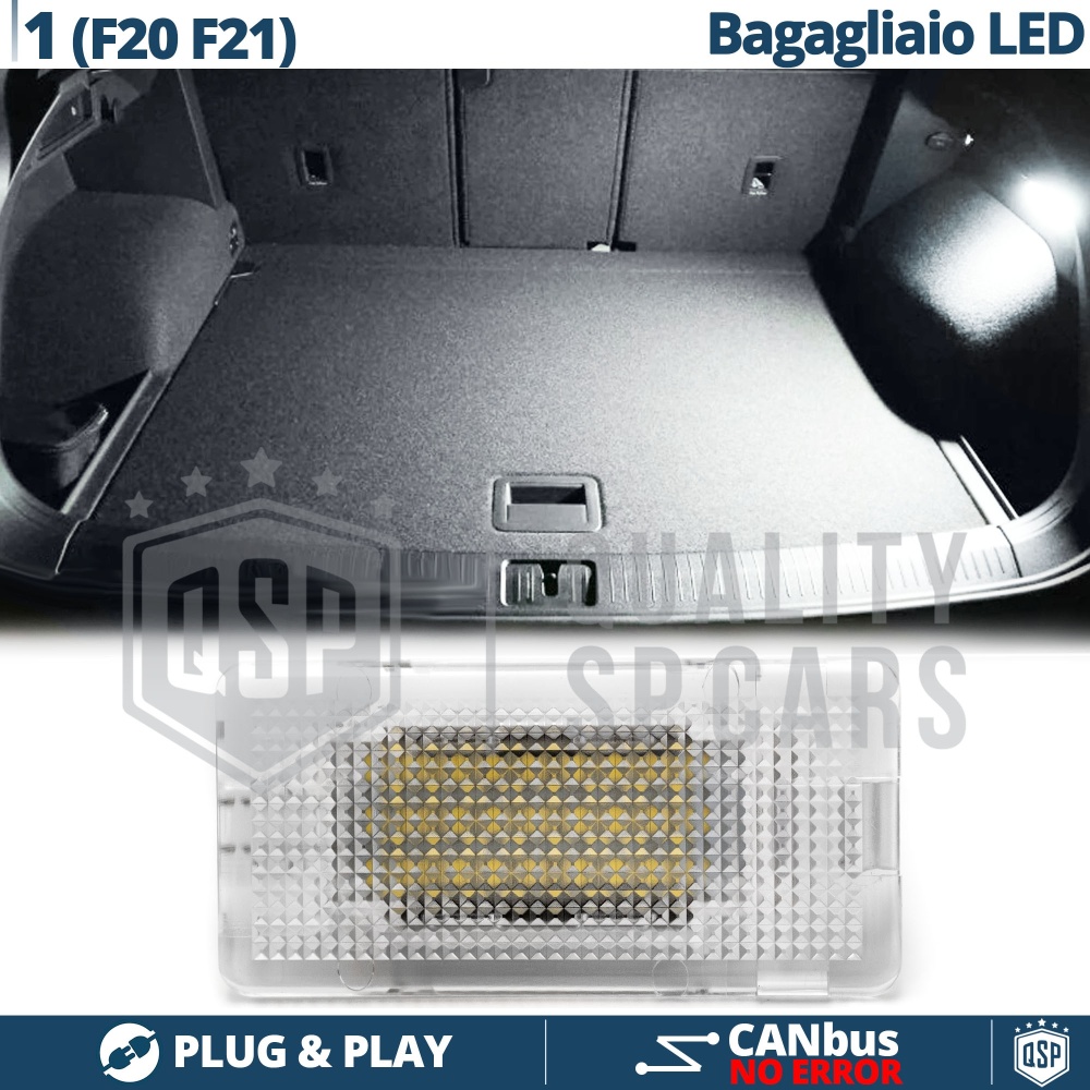 Luce de Maletero LED para BMW Serie 1 F20, F21 | Luces Interiores BLANCAS CANbus Luce de Maletero LED para BMW Serie 1 F20, F21 | Luces Interiores BLANCAS CANbus