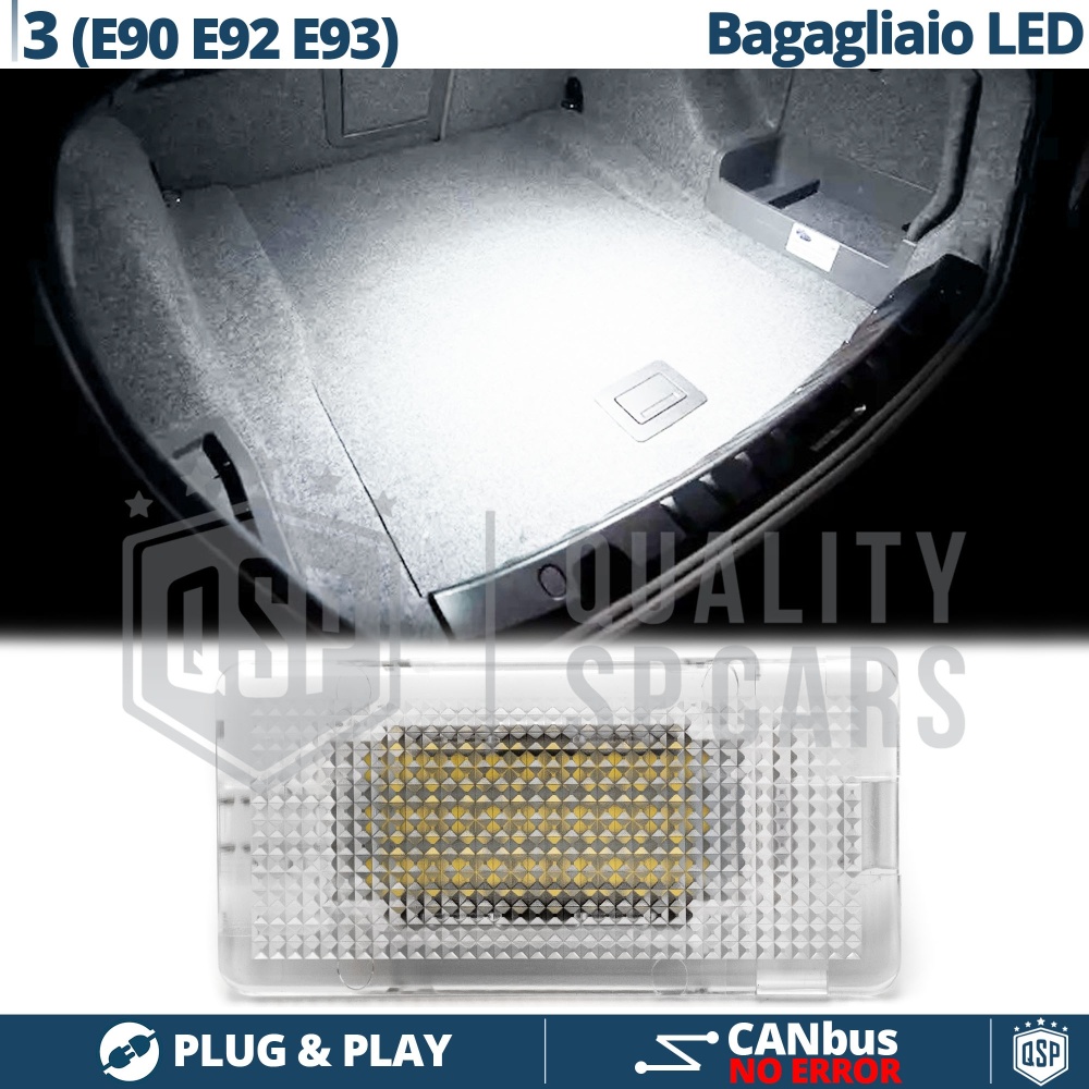 Luce de Maletero LED para BMW Serie 3 E90, E92, E93 | Luces Interiores BLANCAS CANbus Luce de Maletero LED para BMW Serie 3 E90, E92, E93 | Luces Interiores BLANCAS CANbus