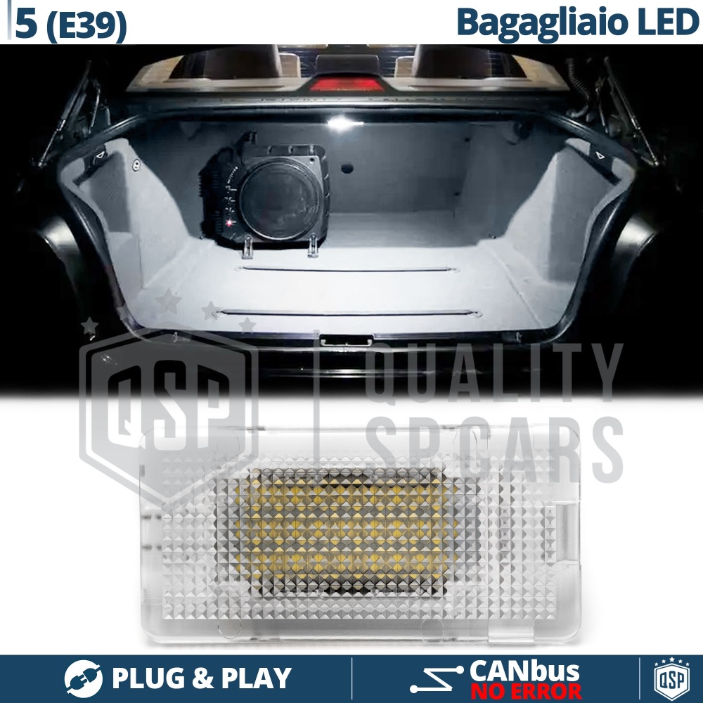Luce de Maletero LED para BMW Serie 5 E39 | Luces Interiores BLANCAS CANbus Luce de Maletero LED para BMW Serie 5 E39 | Luces Interiores BLANCAS CANbus
