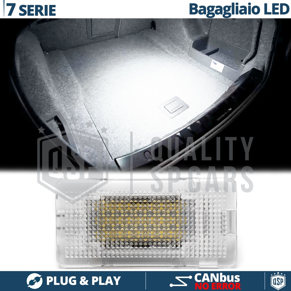 Luce de Maletero LED para BMW Serie 7 E65, E66, E67, E68 | Luces Interiores BLANCAS CANbus Luce de Maletero LED para BMW Serie 7 E65, E66, E67, E68 | Luces Interiores BLANCAS CANbus
