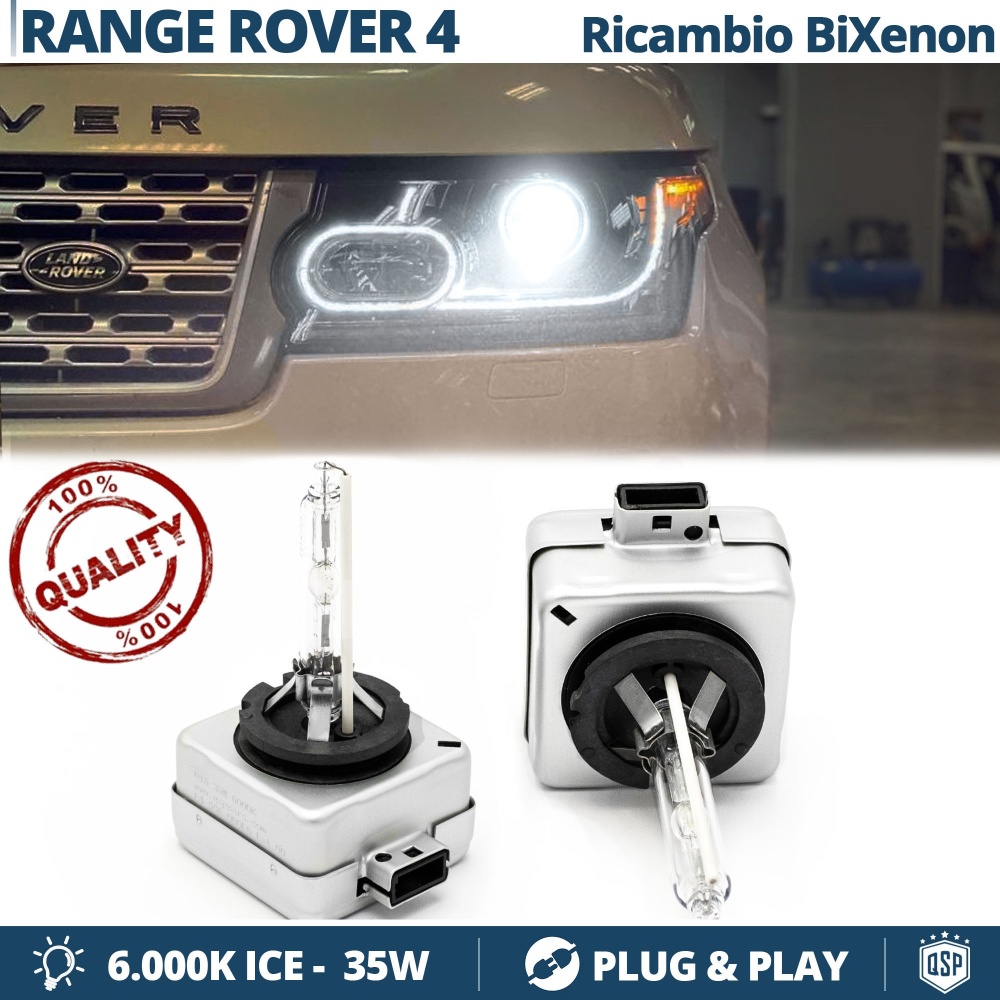 2x D3S Bi-Xenon Replacement Bulbs for RANGE ROVER 4 HID 6.000K White Ice 35W 2x D3S Bi-Xenon Replacement Bulbs for RANGE ROVER 4 HID 6.000K White Ice 35W