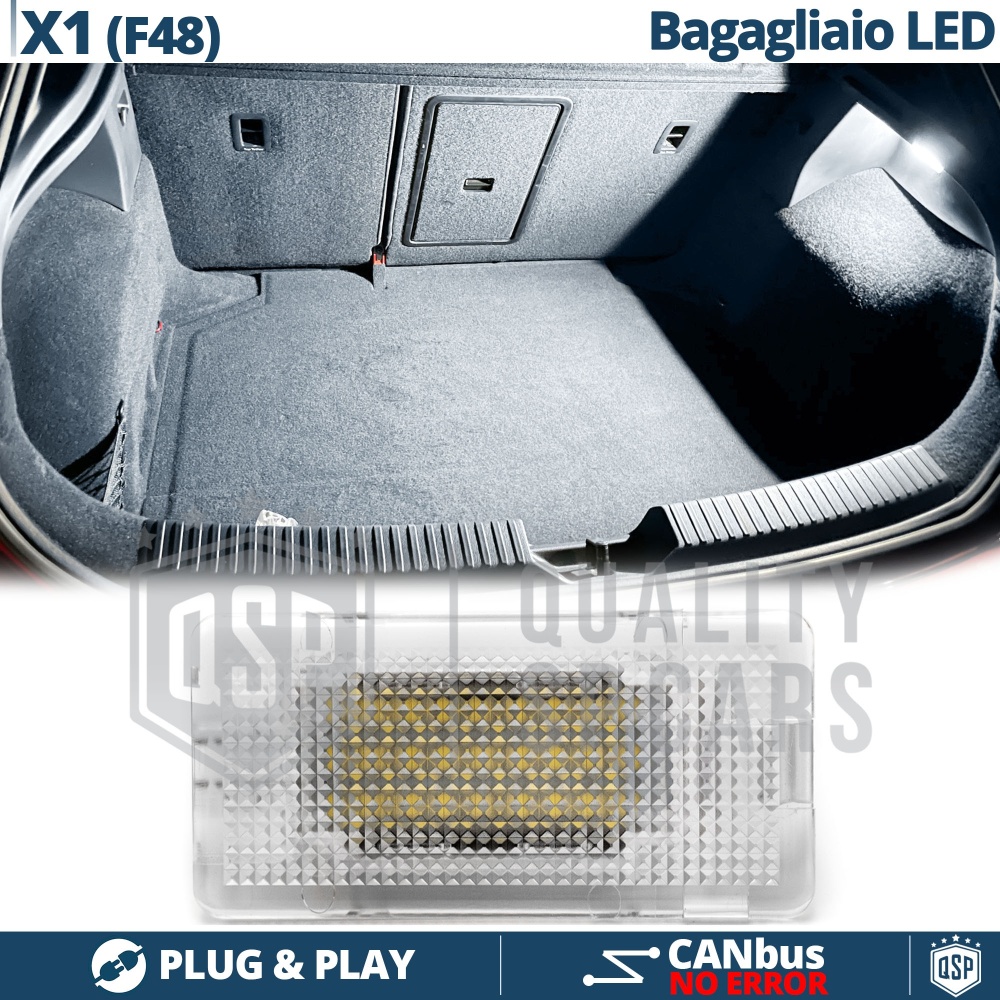 Luce de Maletero LED para BMW X1 F48 | Luces Interiores BLANCAS CANbus NO Errores Luce de Maletero LED para BMW X1 F48 | Luces Interiores BLANCAS CANbus NO Errores