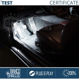 Luces de Pies LED para BMW Serie 3 E46 | Luces Interiores Coche BLANCAS | CANbus NO Errores