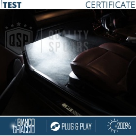 Luces de Pies LED para BMW Serie 3 E46 | Luces Interiores Coche BLANCAS | CANbus NO Errores