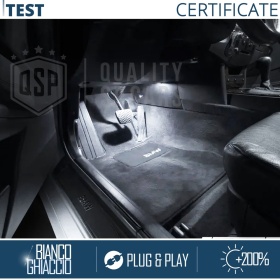 Luces de Pies LED para BMW Serie 5 E60, E61 | Luces Interiores Coche BLANCAS | CANbus NO Errores