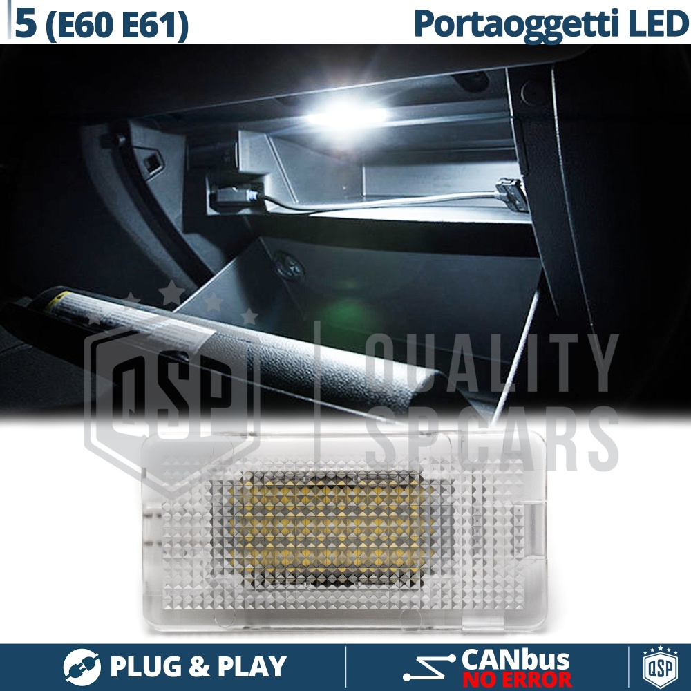 LED Glove Box Light for BMW 5 Series E60, E61 | Interior ICE White Lights | CANbus Error FREE LED Glove Box Light for BMW 5 Series E60, E61 | Interior ICE White Lights | CANbus Error FREE