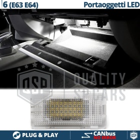 Luces de Guantera LED para BMW Serie 6 E63, E64 | Luces Interiores Coche BLANCAS CANbus