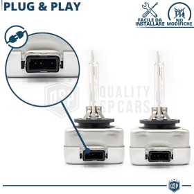 2x Bombillas Bi-Xenon D3S de Repuesto para RANGE ROVER EVOQUE Luz 6000K Blanco Frio 35W